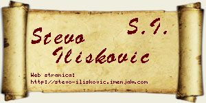 Stevo Ilišković vizit kartica